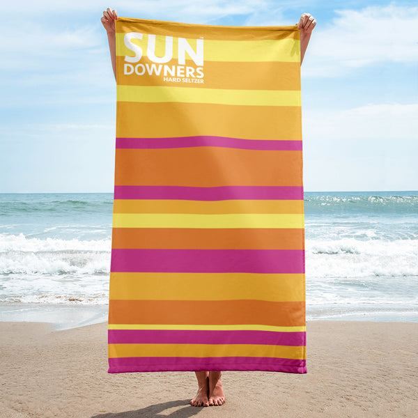 Sundowners™️ Hard Seltzer Saint-Tropez Beach Towel